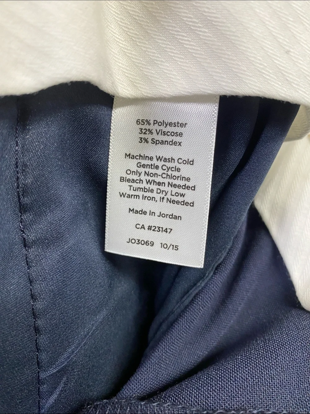 Talbots Windsor Women's Navy Straight-Leg Trousers Size 14 NWT